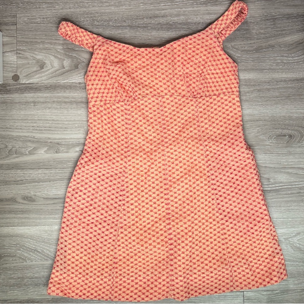 Free People Berry Kiss Eyelet Dress